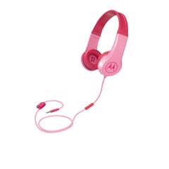 Motorola Headphones Kids wired Squads 200, Pink kaina ir informacija | Motorola Išoriniai kompiuterių aksesuarai | pigu.lt