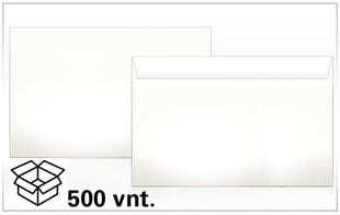 Конверты C5 с отрывной полосой, 162 x 229 мм, 500 шт. цена и информация | Тетради и бумажные товары | pigu.lt