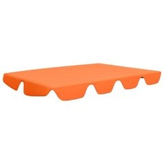 vidaXL Pakaitinis skliautas sūpynėms, oranžinis, 150/130x70/105cm цена и информация | Садовые качели | pigu.lt