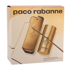 Rinkinys Paco Rabanne 1 Million vyrams: tualetinis vanduo EDT, 100ml + pieštukinis dezodorantas, 75ml цена и информация | Мужские духи | pigu.lt