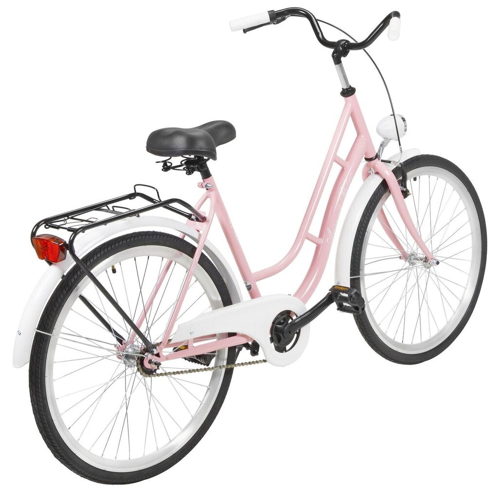 Miesto dviratis AZIMUT Retro 26" 2021, rožinis цена и информация | Dviračiai | pigu.lt