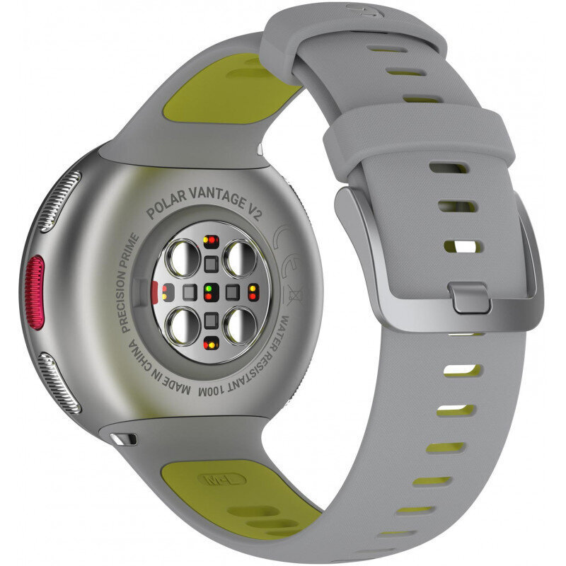 Polar Vantage V2 Silver/Gray Lime + Polar H10 Heart Monitor Strap цена и информация | Išmanieji laikrodžiai (smartwatch) | pigu.lt