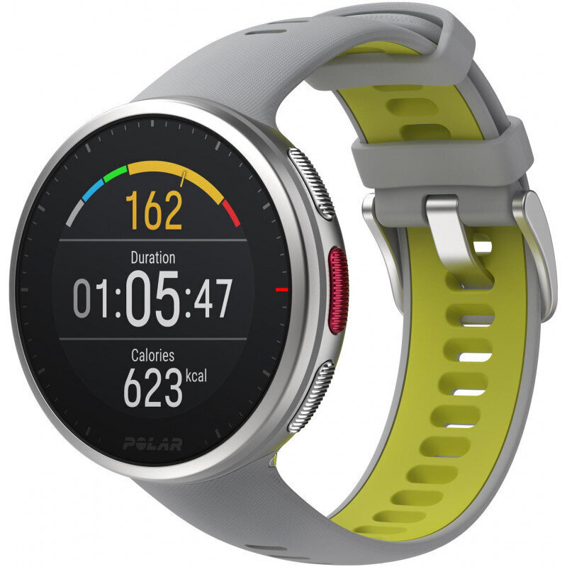 Polar Vantage V2 Silver/Gray Lime + Polar H10 Heart Monitor Strap kaina ir informacija | Išmanieji laikrodžiai (smartwatch) | pigu.lt