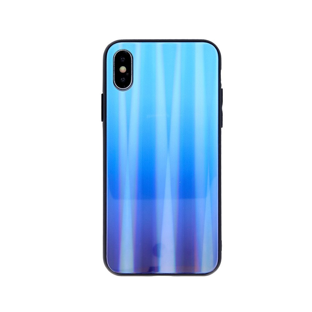 Mocco Aurora Glass Back Case for Apple iPhone 7 / 8 / SE 2020 Blue цена и информация | Telefono dėklai | pigu.lt