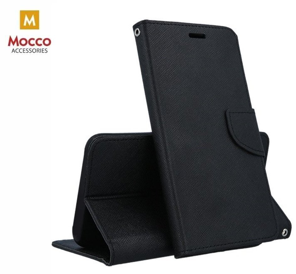 Mocco Fancy Book Case For Samsung Galaxy A42 5G Black цена и информация | Telefono dėklai | pigu.lt