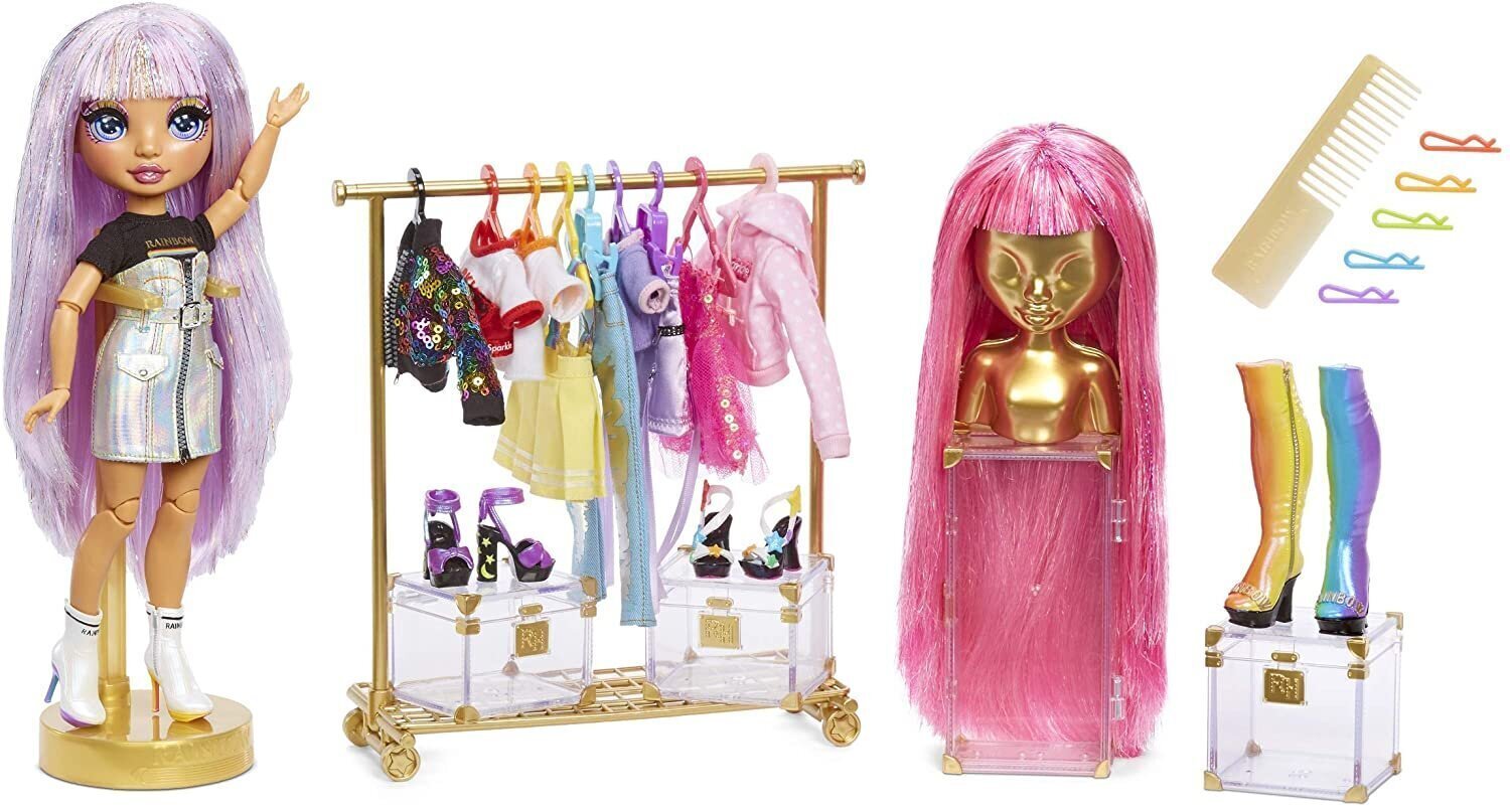 Lėlytė su aksesuarais Rainbow High Fashion Studio цена и информация | Žaislai mergaitėms | pigu.lt
