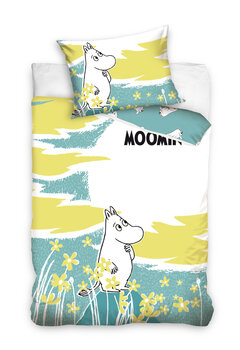 Детский комплект постельного белья Moomin 100x135 см, 2 части цена и информация | Детское постельное бельё | pigu.lt