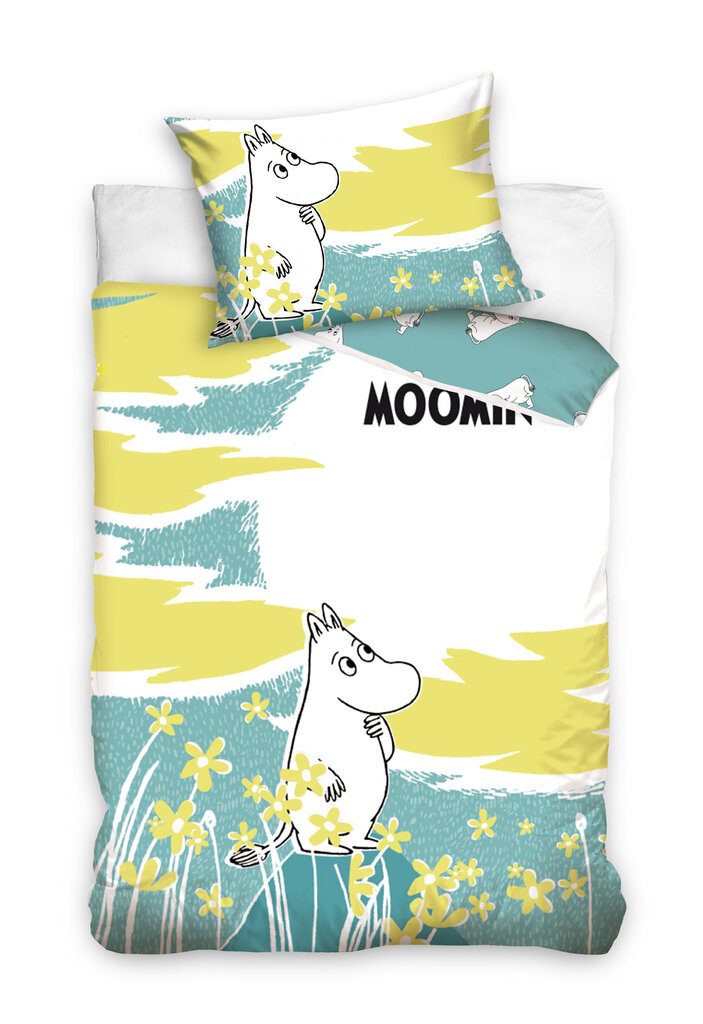 Vaikiškas patalynės komplektas Moomin 100x135, 2 dalių цена и информация | Patalynė kūdikiams, vaikams | pigu.lt