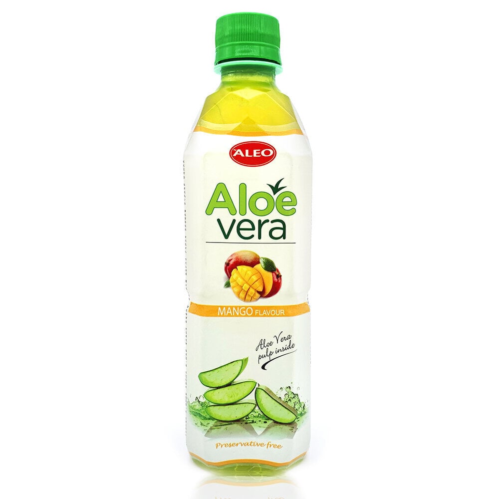 Aloe Vera gėrimas Aleo Mango, 500 ml цена и информация | Gaivieji gėrimai | pigu.lt