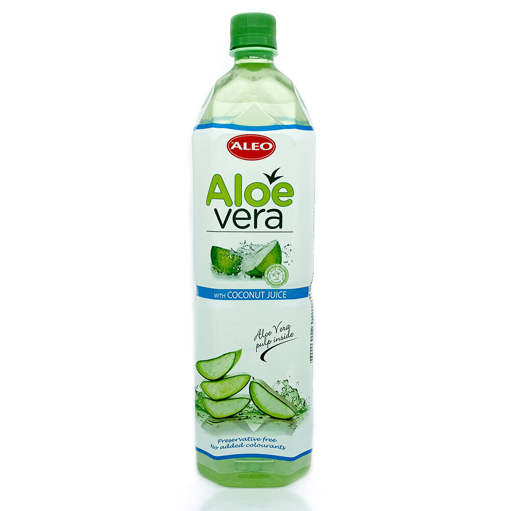 Aloe Vera gėrimas Aleo with Coconut juice, 1.5 L kaina ir informacija | Gaivieji gėrimai | pigu.lt