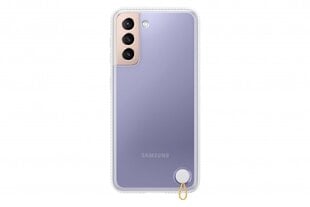 "Samsung" skaidrus apsauginis dangtelis G991B Galaxy S21 baltas EF-GG991CWEGWWW kaina ir informacija | Telefono dėklai | pigu.lt