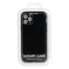 Telefono dėklas Luxury Case Iphone 7/8/SE juodas kaina ir informacija | Telefono dėklai | pigu.lt