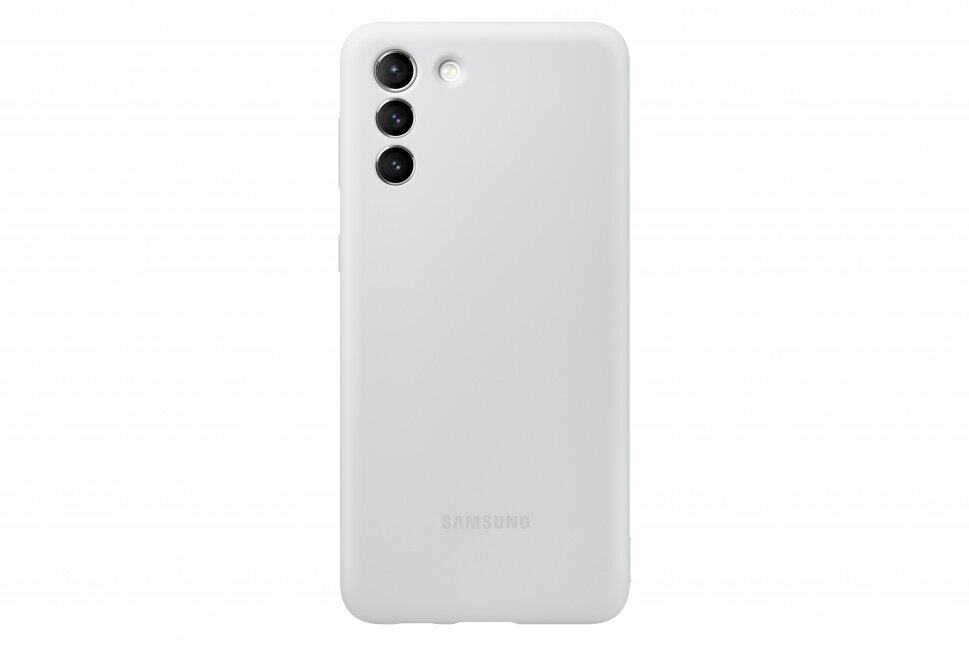 "Samsung" silikoninis dangtelis G996B Galaxy S21 Plus šviesiai pilkas EF-PG996TJEGWW kaina ir informacija | Telefono dėklai | pigu.lt