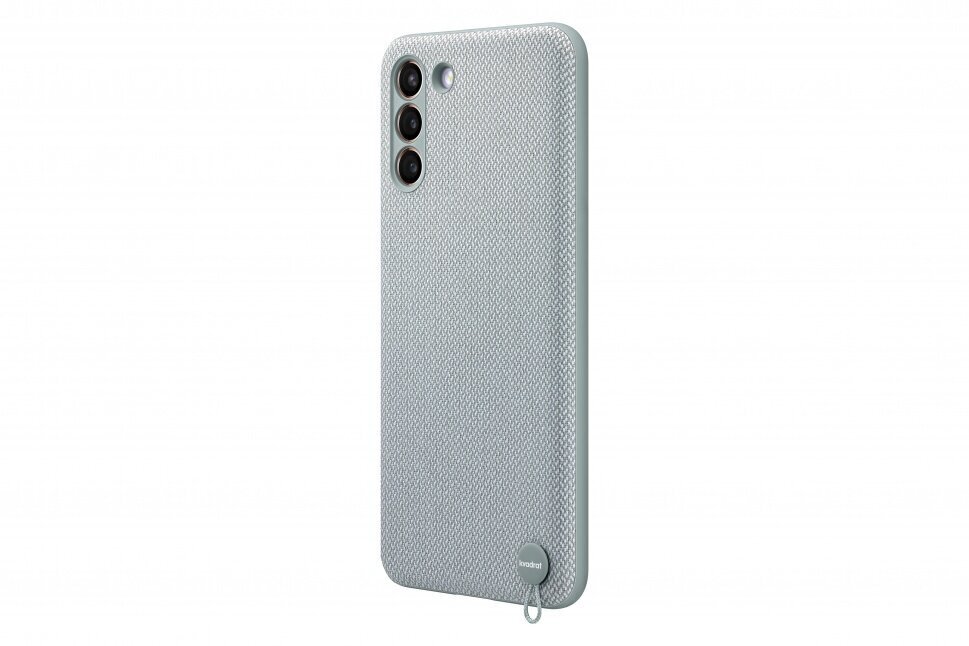 Samsung Kvadrat cover from recycled material skirtas Samsung Galaxy S21 Plus, mint gray kaina ir informacija | Telefono dėklai | pigu.lt