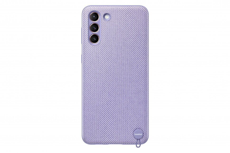 Samsung Kvadrat cover from recycled material skirtas Samsung Galaxy S21 Plus, violet kaina ir informacija | Telefono dėklai | pigu.lt