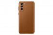 Samsung Leather Cover skirtas Samsung Galaxy S21 Plus, brown цена и информация | Telefono dėklai | pigu.lt