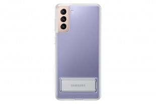 Samsung Прозрачный стоящий чехол G996B Galaxy S21 Plus прозрачный EF-JG996CTEGWW цена и информация | Чехлы для телефонов | pigu.lt