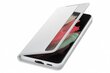 Samsung Smart Clear View Cover skirta Samsung Galaxy S21 Ultra, light gray цена и информация | Telefono dėklai | pigu.lt