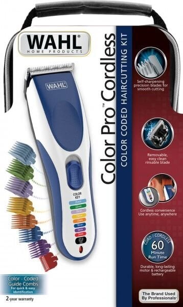 Wahl Color Pro Cordless kaina ir informacija | Plaukų kirpimo mašinėlės | pigu.lt