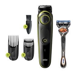 Бритва Braun BT3241 + лезвия Gillette цена и информация | Машинки для стрижки волос | pigu.lt