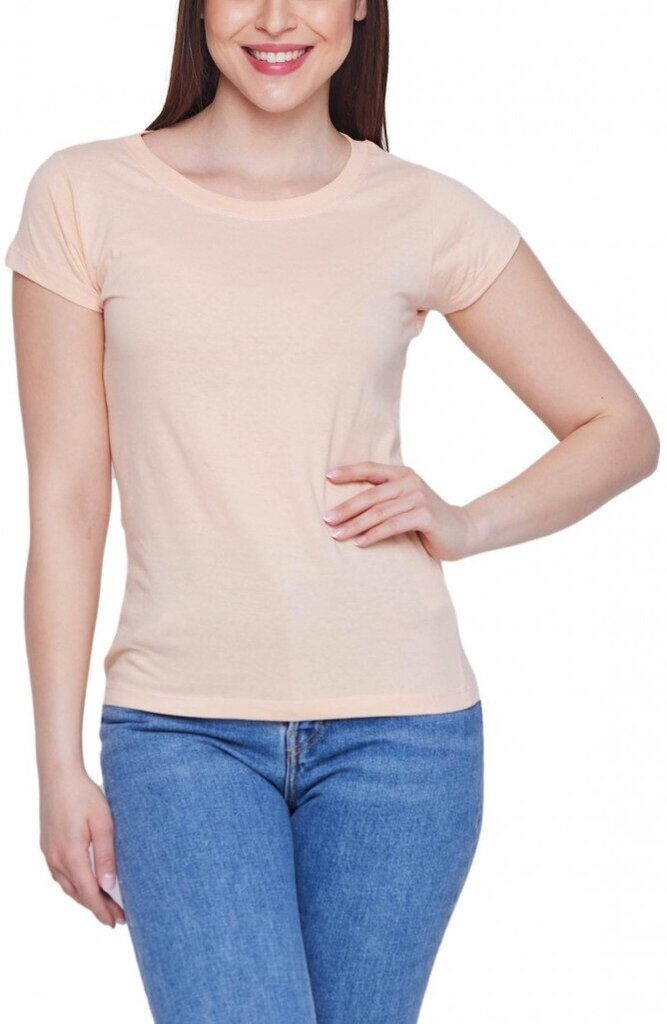 Marškinėliai moterims Glo Story creamy, rožinė kaina ir informacija | Marškinėliai moterims | pigu.lt