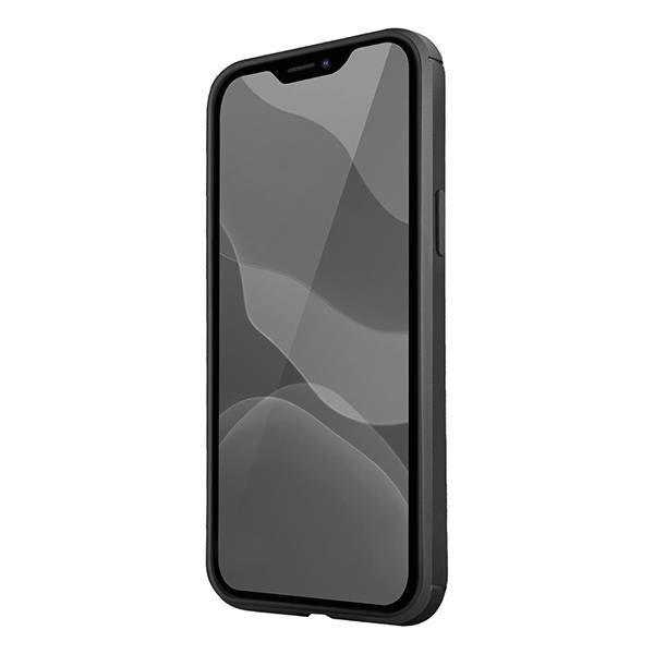Uniq case Hexa, skirtas iPhone 12/12 Pro, juodas kaina ir informacija | Telefono dėklai | pigu.lt