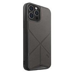 Uniq case Transforma, skirtas iPhone 12 Pro Max, pilkas kaina ir informacija | Telefono dėklai | pigu.lt