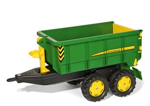 Priekaba pedaliniams traktoriams Rolly Toys rollyContainer John Deere 125098 kaina ir informacija | Žaislai berniukams | pigu.lt