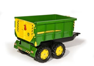 Priekaba pedaliniams traktoriams Rolly Toys rollyContainer John Deere 125098 kaina ir informacija | Žaislai berniukams | pigu.lt