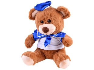 Плюшевый медведь - моряк, светло-коричневый цена и информация | Мягкие игрушки | pigu.lt