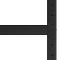 Darbastalio rėmas, 80x57x79 cm, juodas kaina ir informacija | Kiti priedai baldams | pigu.lt