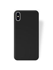 Telefono dėklas Rubber TPU Apple iPhone 12/12 Pro juodas kaina ir informacija | Telefono dėklai | pigu.lt