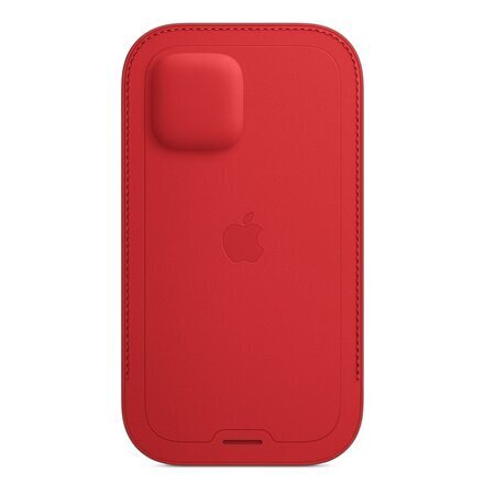 Apple Leather Sleeve MagSafe MHYE3ZM/A Red kaina ir informacija | Telefono dėklai | pigu.lt