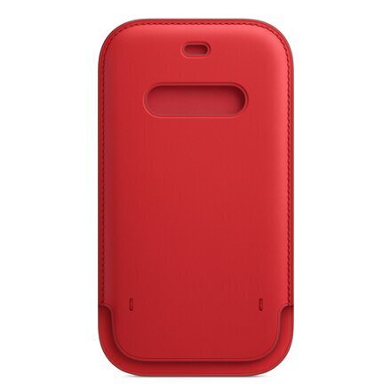 Apple Leather Sleeve MagSafe MHYJ3ZM/A Red kaina ir informacija | Telefono dėklai | pigu.lt