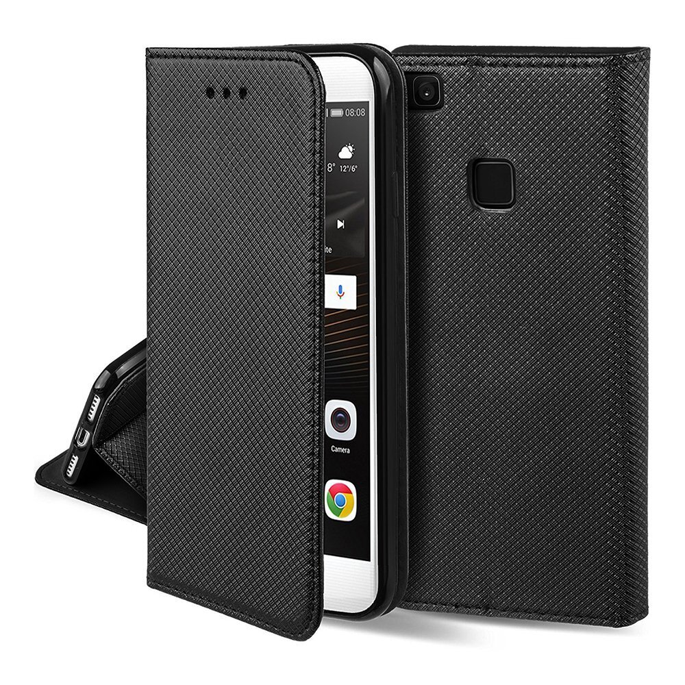 Hallo Smart Magnet Book Case Knygų telefono dėklas Samsung Galaxy S21 Juoda kaina ir informacija | Telefono dėklai | pigu.lt