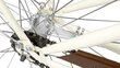 Miesto dviratis AZIMUT City Lux 26" 2021, kreminis kaina ir informacija | Dviračiai | pigu.lt