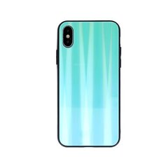 Mocco Aurora Glass Back Case for Apple iPhone 7 / 8 / SE 2020 Blue kaina ir informacija | Telefono dėklai | pigu.lt