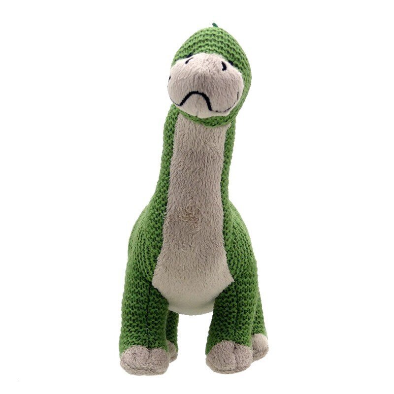 Pliušinis brontozauras Dino Wilberry knitted kaina ir informacija | Žaislai kūdikiams | pigu.lt