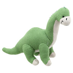 Pliušinis brontozauras Dino Wilberry knitted kaina ir informacija | Žaislai kūdikiams | pigu.lt