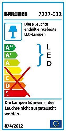 LED įleidžiamas šviestuvas "Briloner" 5W kaina ir informacija | Įmontuojami šviestuvai, LED panelės | pigu.lt