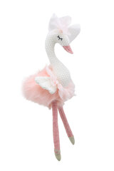 Pliušinė rožinė gulbė 30 cm The Puppet Company Wilberry Dancers kaina ir informacija | Minkšti (pliušiniai) žaislai | pigu.lt