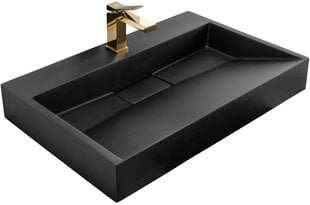 Praustuvas REA Goya Black mat 70 cm kaina ir informacija | Praustuvai | pigu.lt