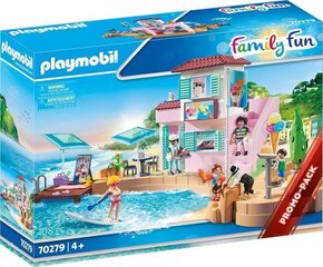 70279 Family Fun PLAYMOBIL® Магазин мороженого на берегу моря цена и информация | Конструкторы и кубики | pigu.lt