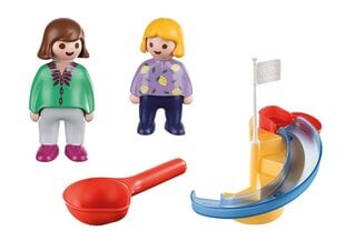 70270 PLAYMOBIL®1.2.3 Водная горка цена и информация | Конструкторы и кубики | pigu.lt