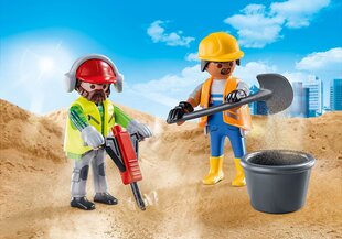 70272 PLAYMOBIL® DuoPack Строители цена и информация | Конструкторы и кубики | pigu.lt