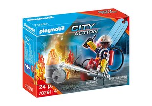 70291 PLAYMOBIL® City Action Пожарный с оборудованием цена и информация | Конструкторы и кубики | pigu.lt