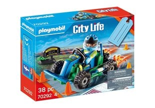 70292 PLAYMOBIL® City Life Гонщик цена и информация | Конструкторы и кубики | pigu.lt