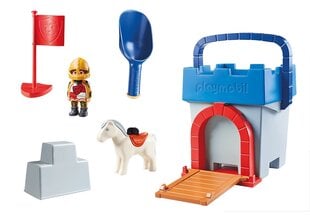 70340 PLAYMOBIL® 1.2.3 Замок из песка цена и информация | Конструкторы и кубики | pigu.lt