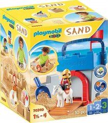 70340 PLAYMOBIL® 1.2.3 Замок из песка цена и информация | Конструкторы и кубики | pigu.lt