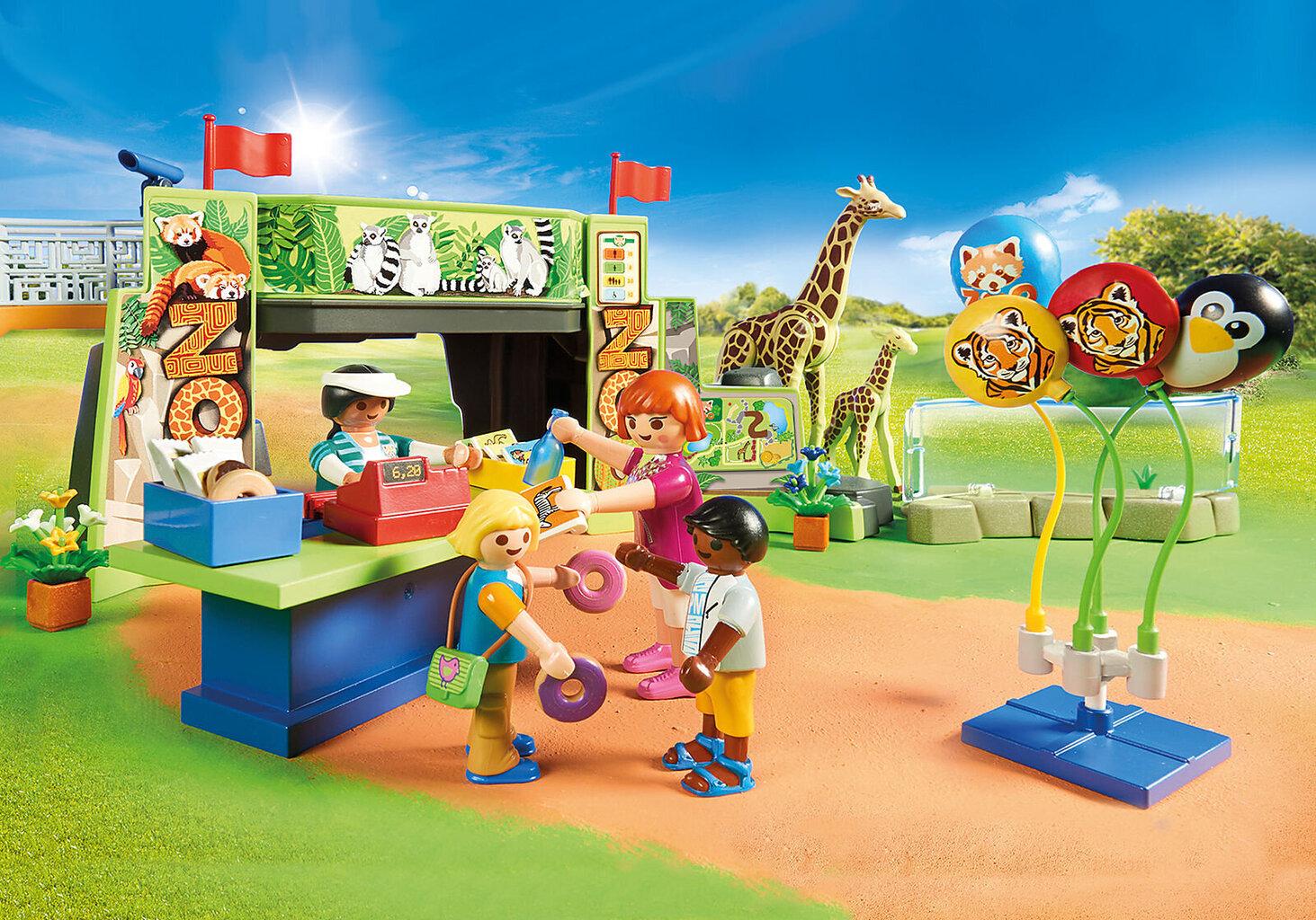 70341 PLAYMOBIL® Family Fun Miesto zoologijos sodas kaina ir informacija | Konstruktoriai ir kaladėlės | pigu.lt